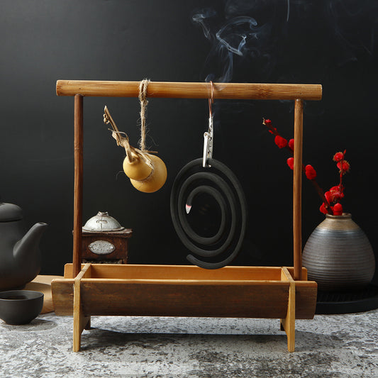 Creative Bamboo Gourd Mosquito Incense Rack Decorative Ornament