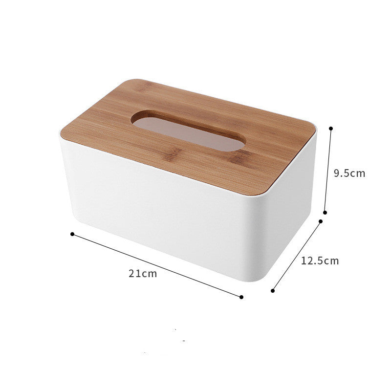 Waterproof Bamboo Woode Tissue Box
