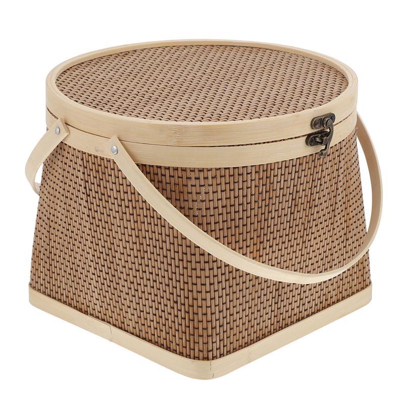Bamboo Dumplings Wrapped Basket