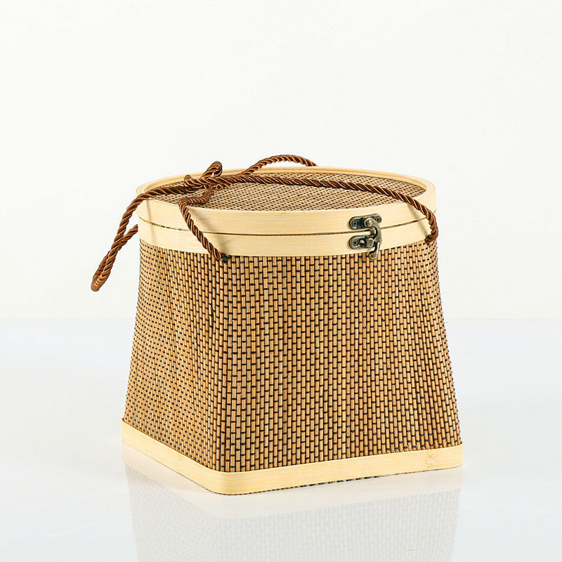 Bamboo Dumplings Wrapped Basket